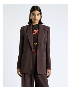 Crepe Boyfriend Blazer