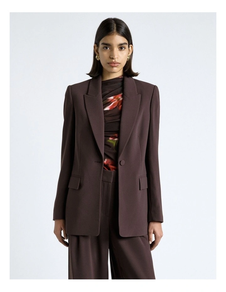 Crepe Boyfriend Blazer image 1
