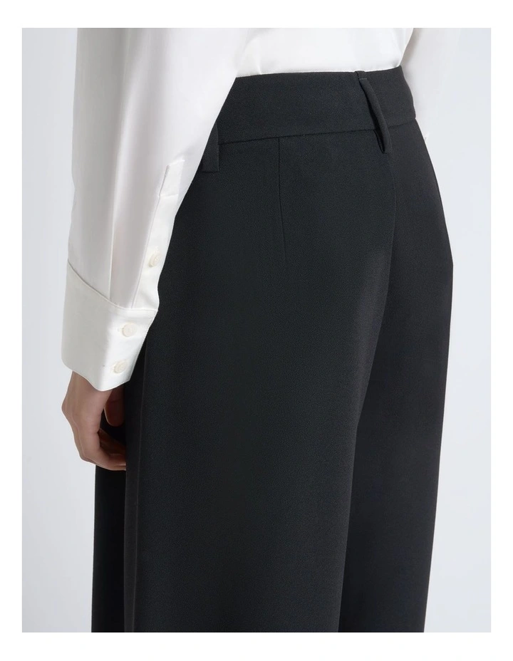 Crepe Pleat Wide Leg Pant image 3
