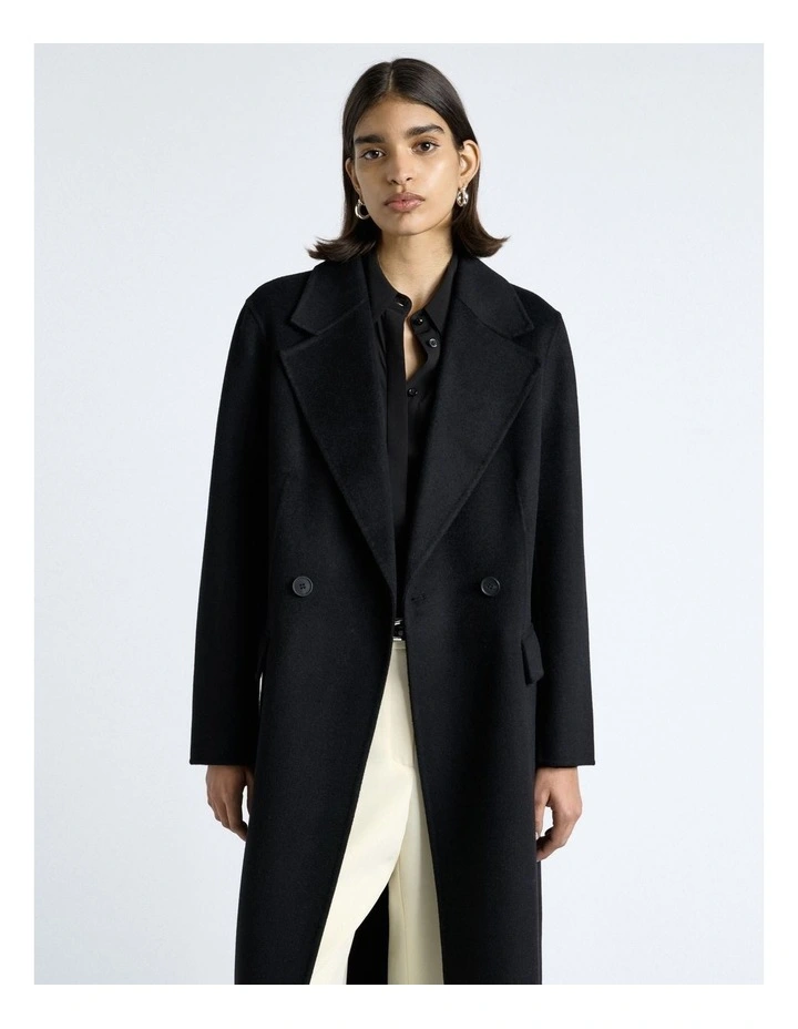 Double Faced Wool Long Coat image 3
