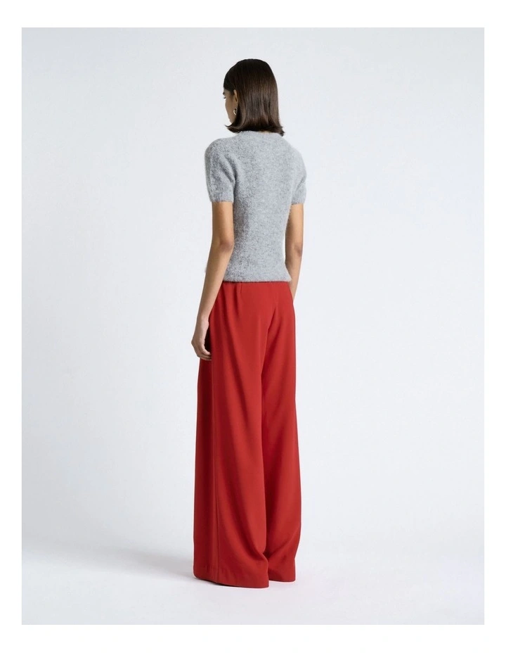 Crepe Pleat Wide Leg Pant image 2
