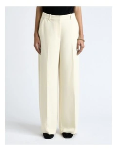 Double Weave Wide Leg Pant