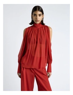 Georgette Split Sleeve Top