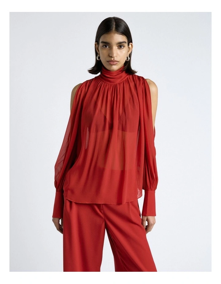 Georgette Split Sleeve Top image 1