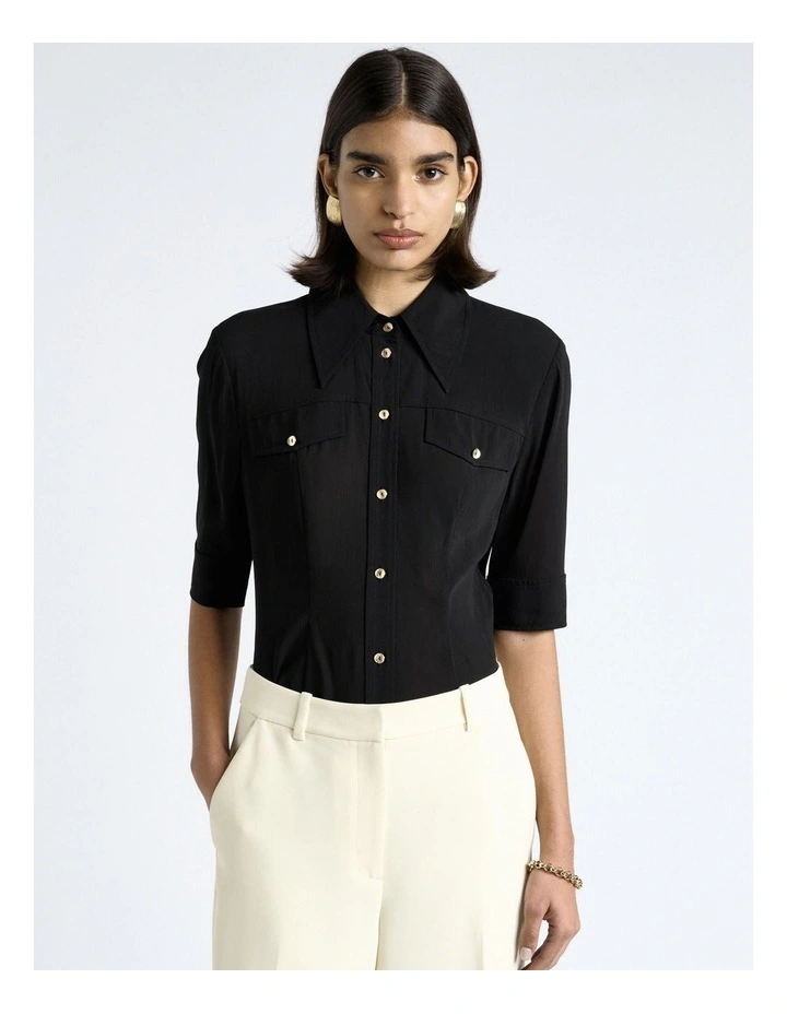 Short Sleeve Fitted Shirt image 1