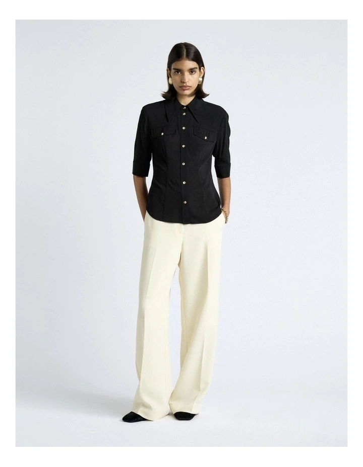 Short Sleeve Fitted Shirt image 4