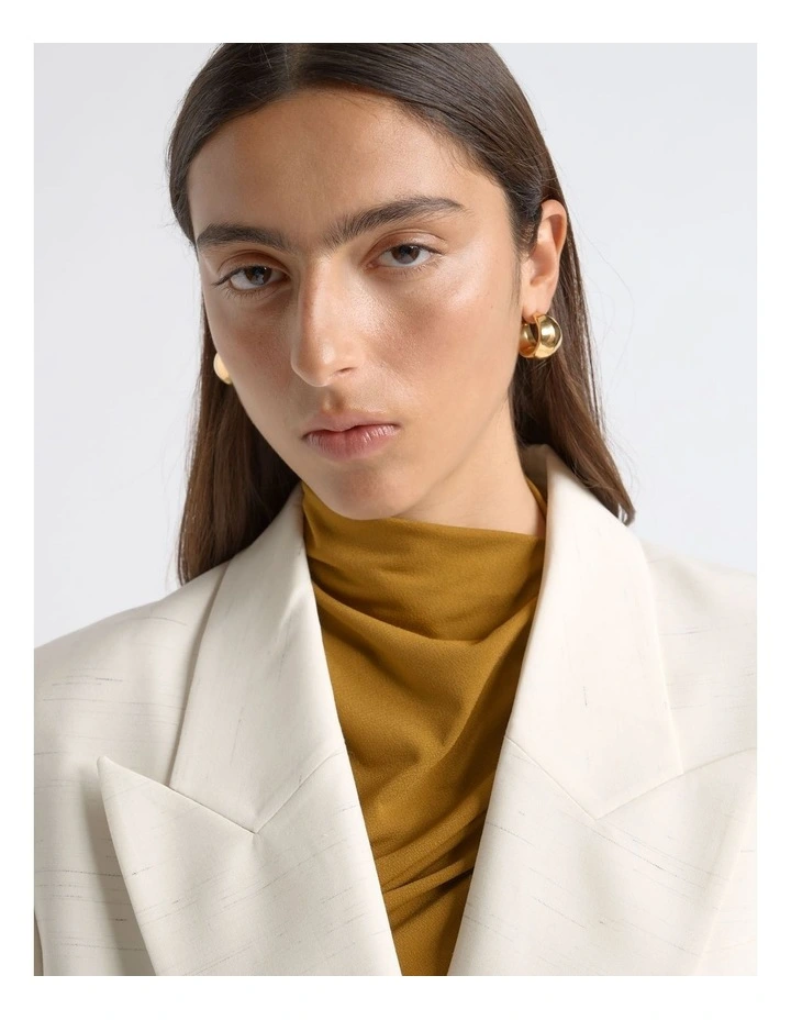Flecked Double Breasted Blazer image 3