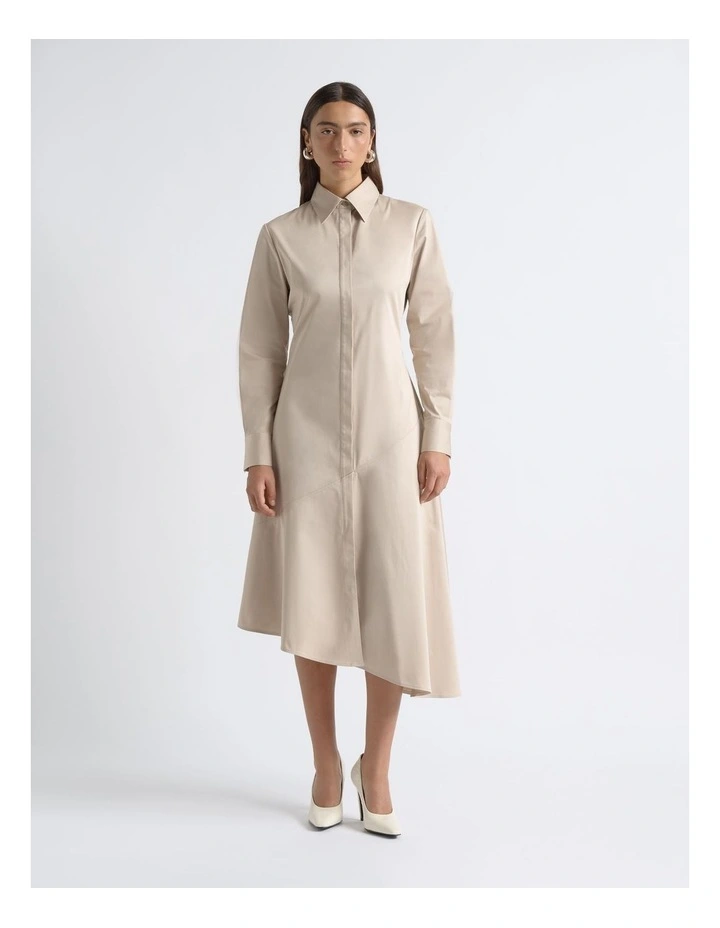 Asymmetric Shirt Dress image 1
