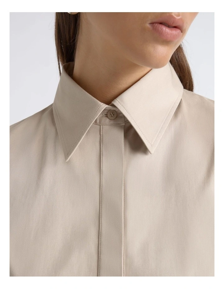 Asymmetric Shirt Dress image 3