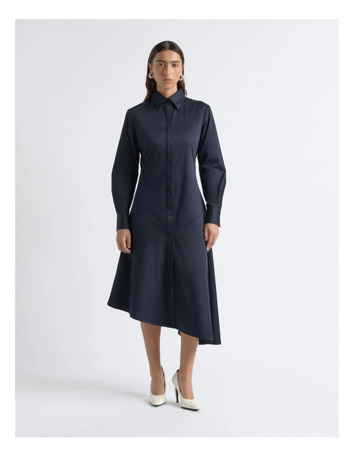 Asymmetric Shirt Dress image 1