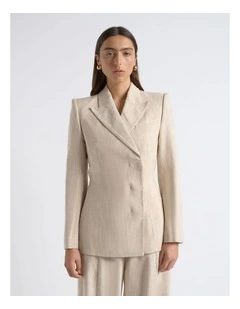 Double Breasted Concealed Blazer