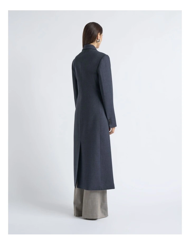 Check Single Breasted Coat image 2