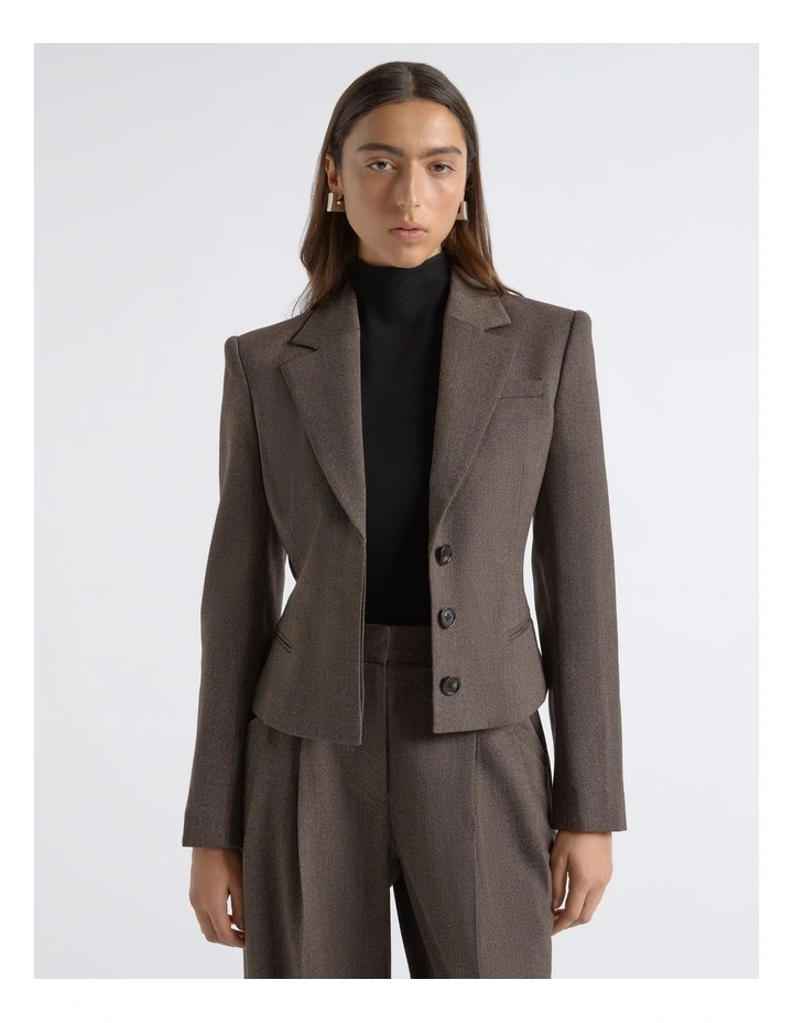 Single Breasted Crop Blazer image 1