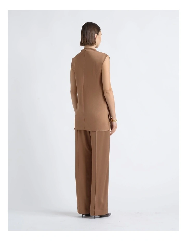 Satin Pin Tuck Pant image 2