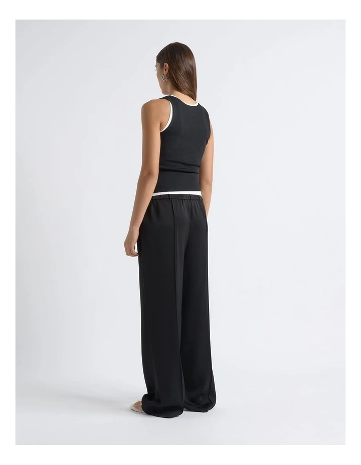 Satin Pin Tuck Pant image 2