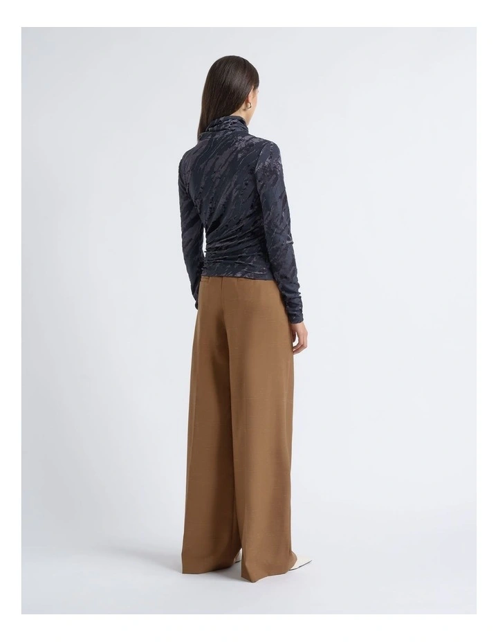 Flocked Long Sleeve Top image 2