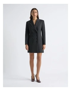 Double Breasted Blazer Dress