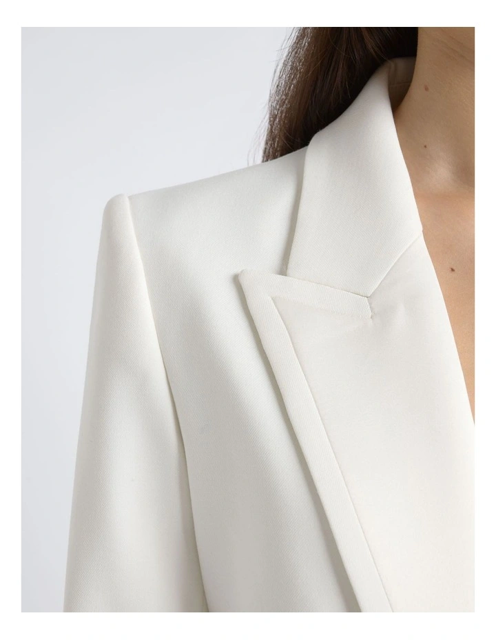 Single Breasted Satin Lapel Blazer image 3