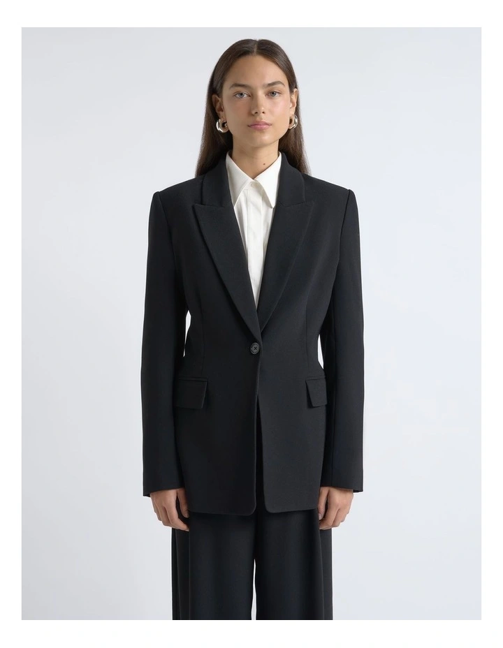 Crepe Boyfriend Blazer image 1