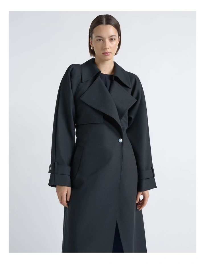 Relaxed Fit Trench Coat image 3