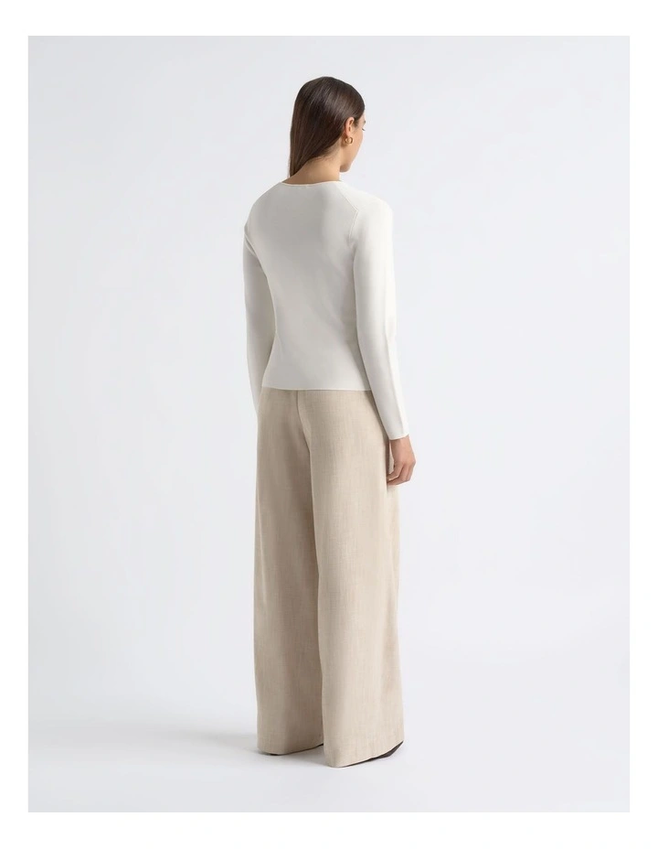 Milano Long Sleeve V Neck Knit image 2