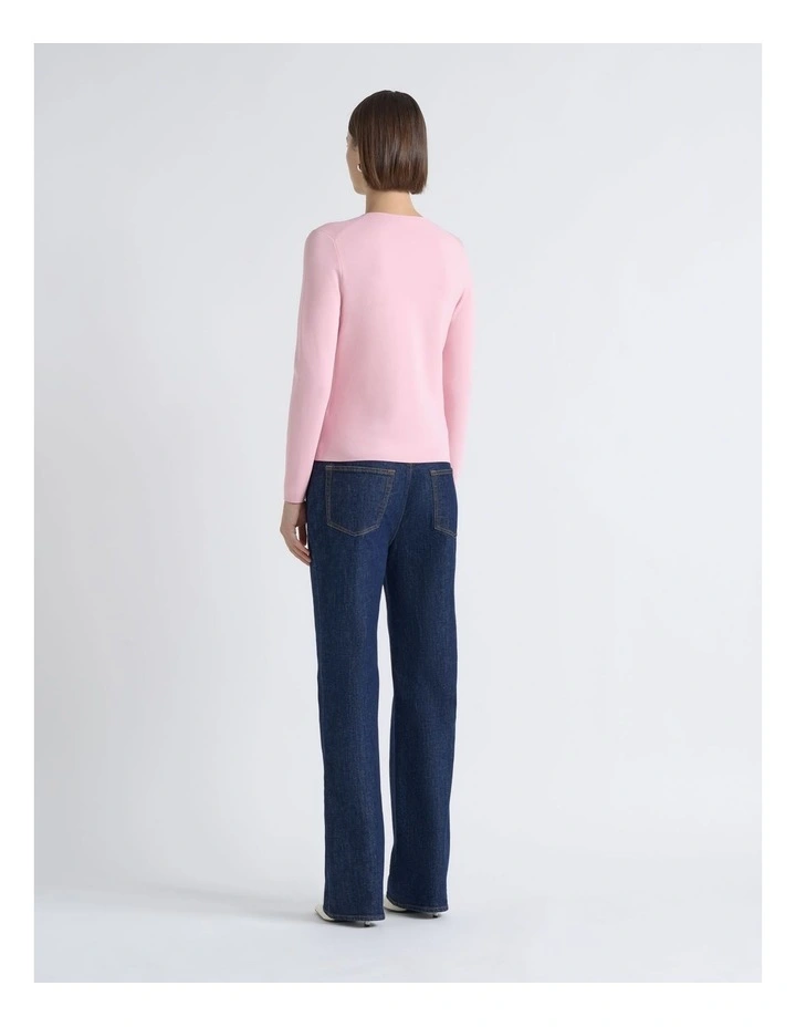 Milano Long Sleeve V Neck Knit image 2