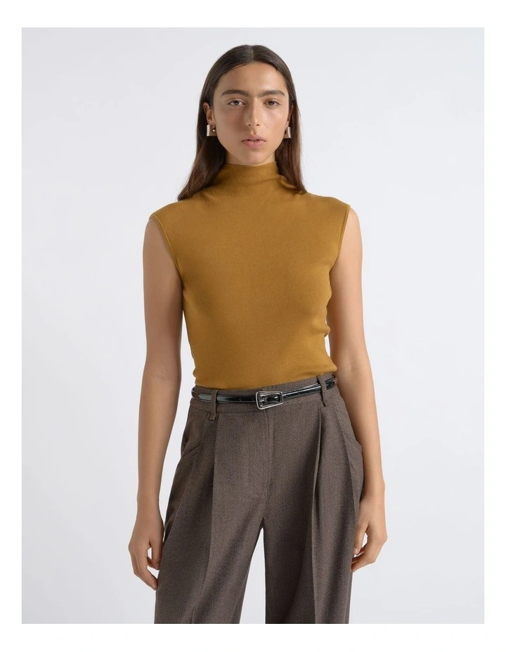 Cotton Silk Cap Sleeve Knit image 1