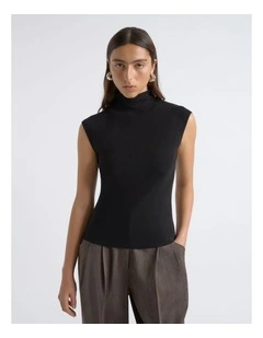 Cotton Silk Cap Sleeve Knit
