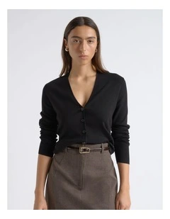 Cotton Silk Cardigan