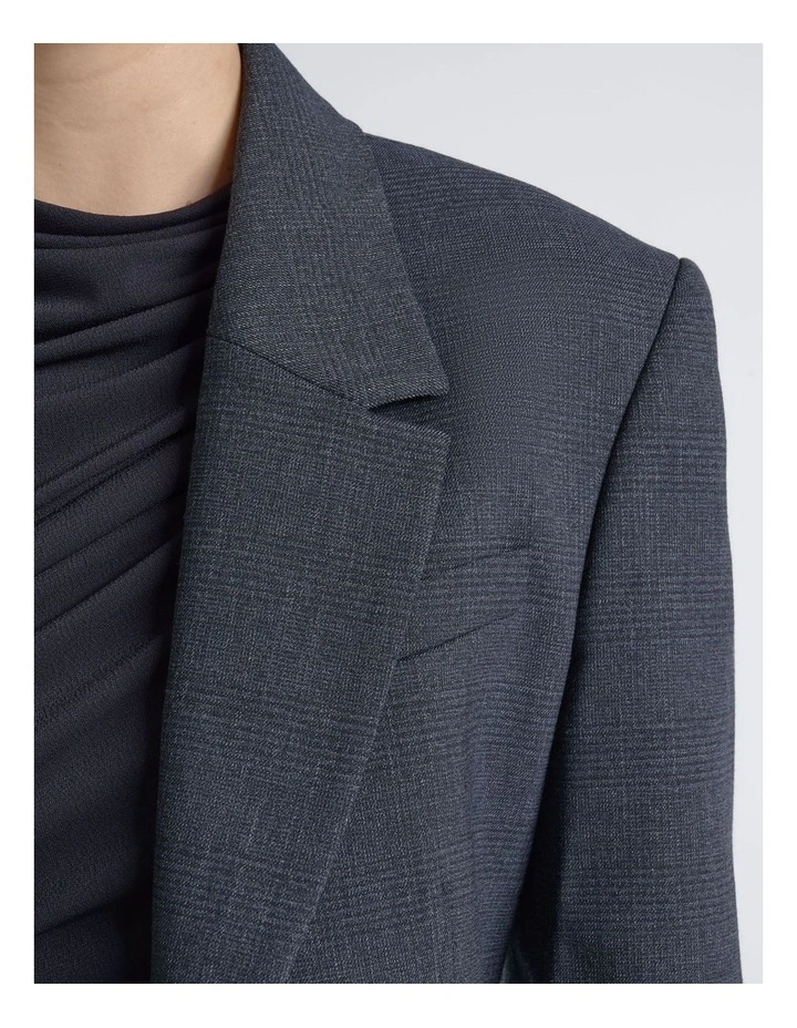 Check Single Breasted Blazer image 4