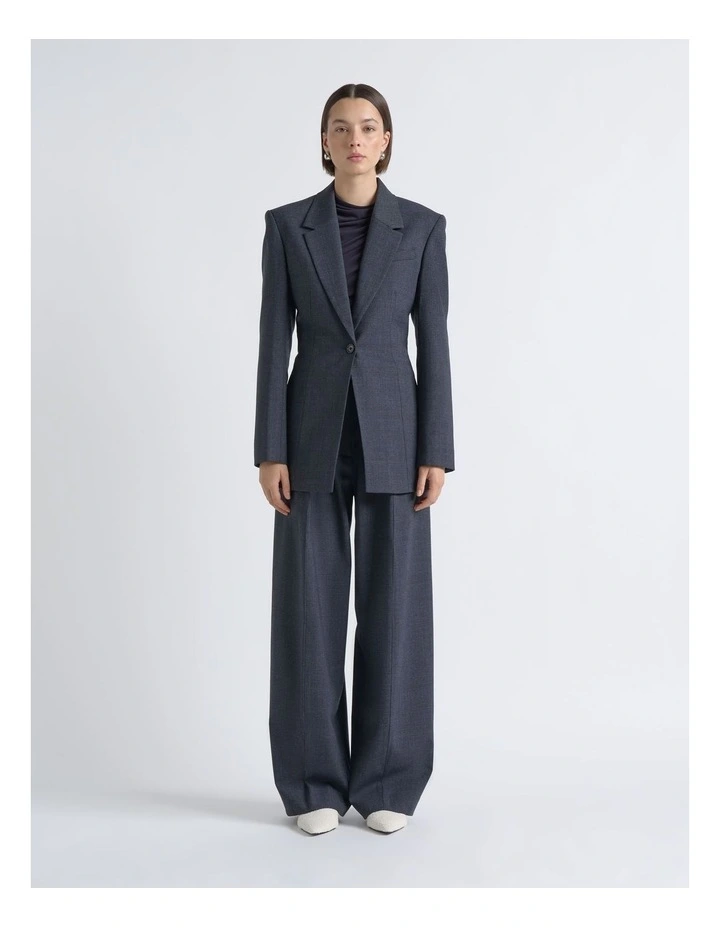 Check Single Breasted Blazer image 5
