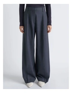 Check High Waisted Pant