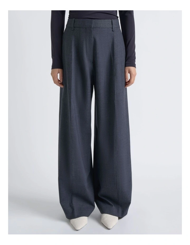 Check High Waisted Pant image 1