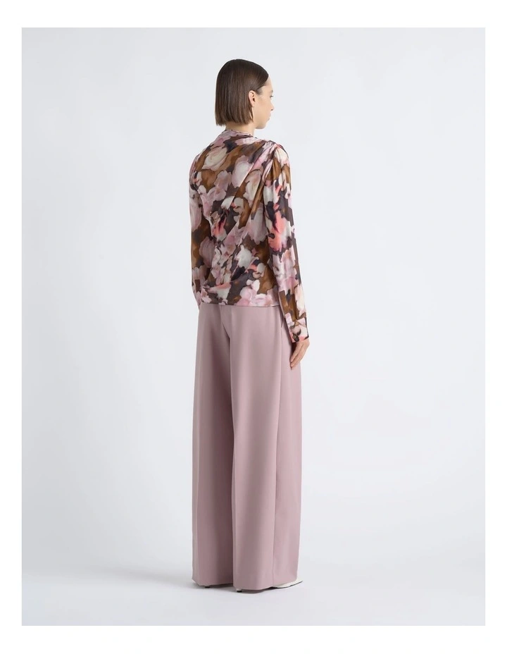 Print Drape Top image 2