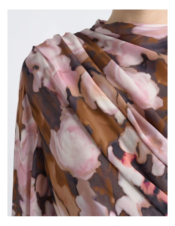 Print Drape Top image 4