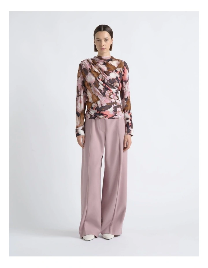 Print Drape Top image 5