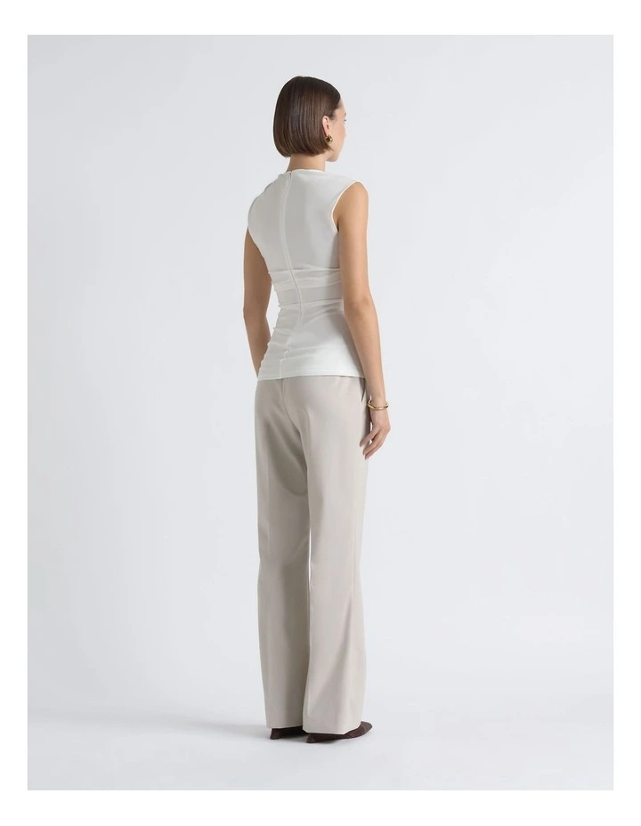 High Waisted Straight Leg Pant image 2