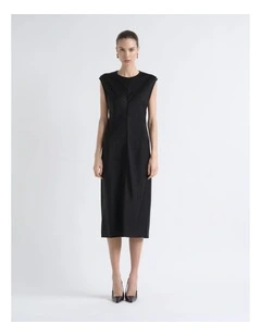 Satin Bias Midi Dress