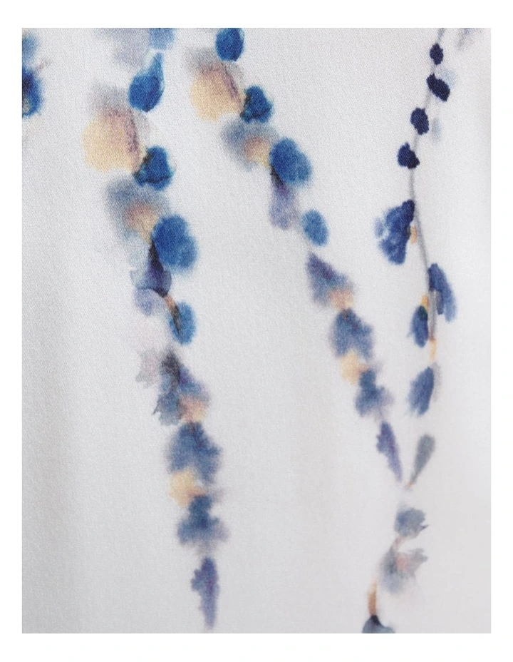 Abstract Print Column Maxi Dress image 6