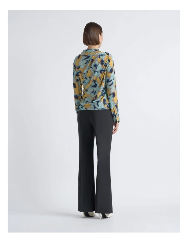 Blurred Floral Drape Top image 2