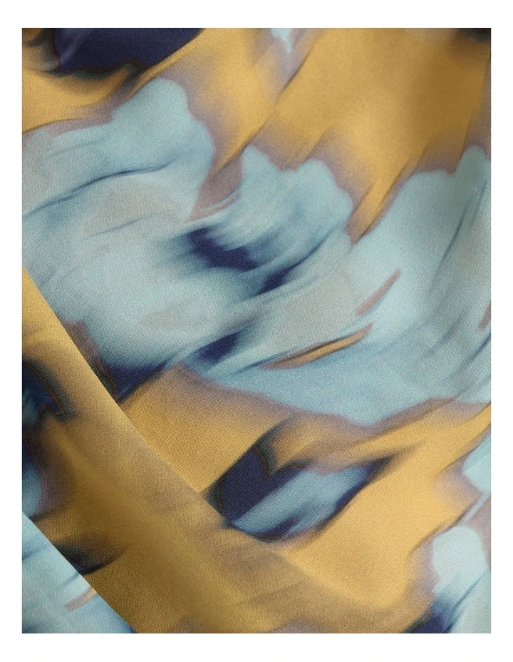 Blurred Floral Drape Top image 4