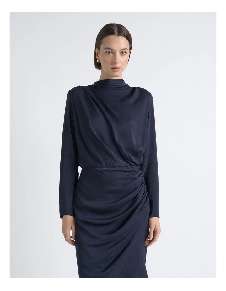 Drape Midi Dress image 5