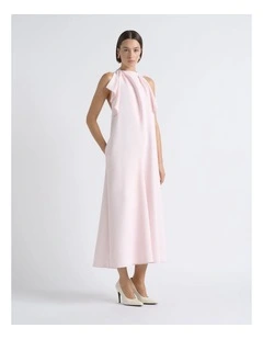 Halter Neck Midi Dress