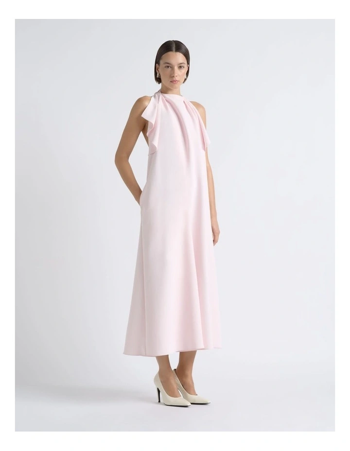 Halter Neck Midi Dress image 1
