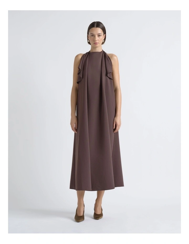 Halter Neck Midi Dress image 1