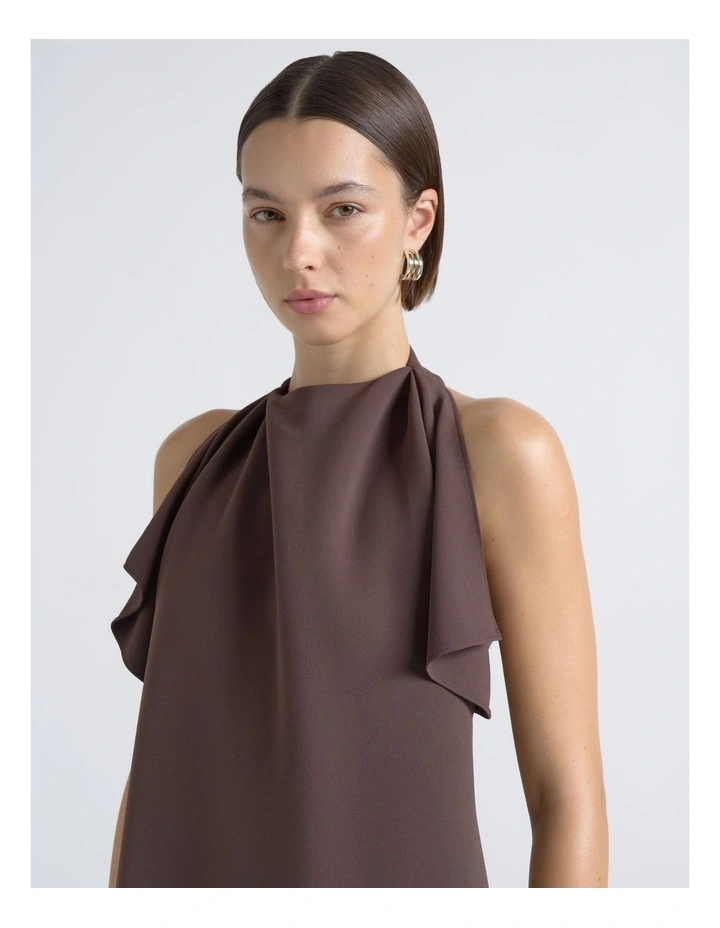 Halter Neck Midi Dress image 3