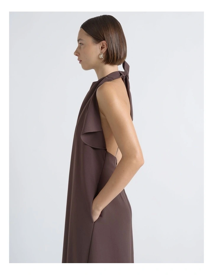 Halter Neck Midi Dress image 4