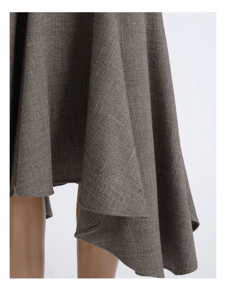 V-Neck A-Line Midi Dress image 4