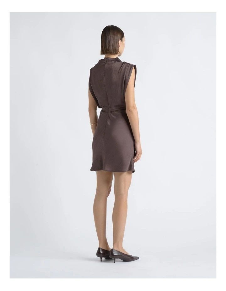 Cowl Neck Mini Dress image 2