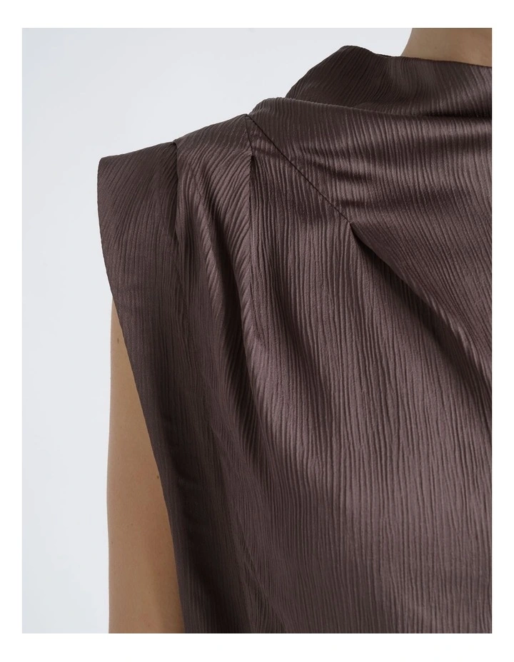 Cowl Neck Mini Dress image 3